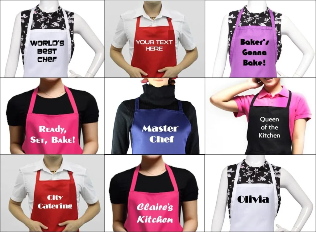 Same Day Apron Printing UK