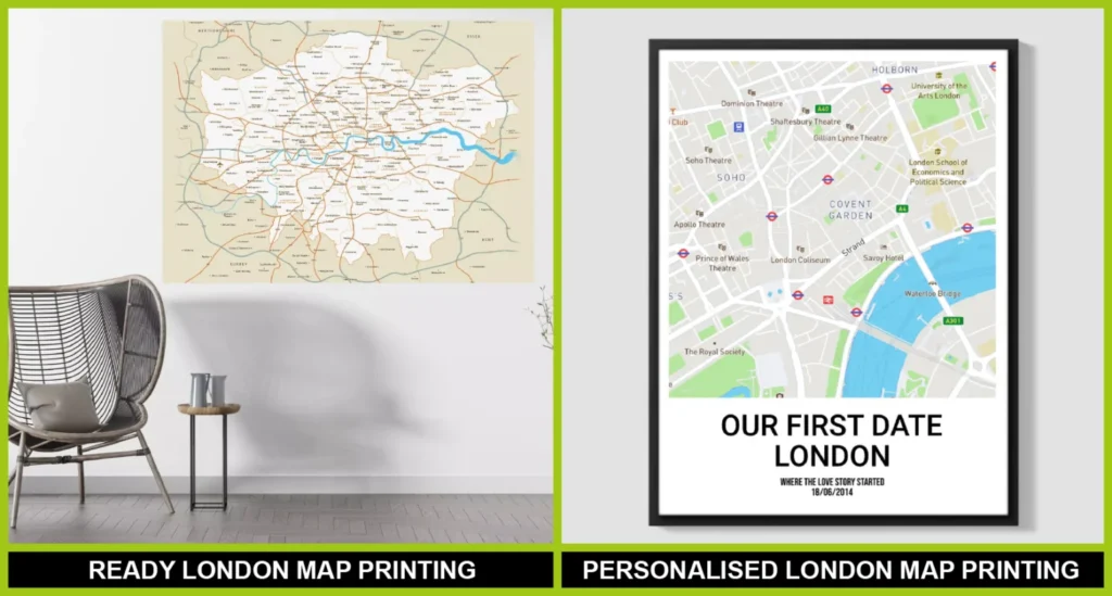 Same Day Map Printing UK