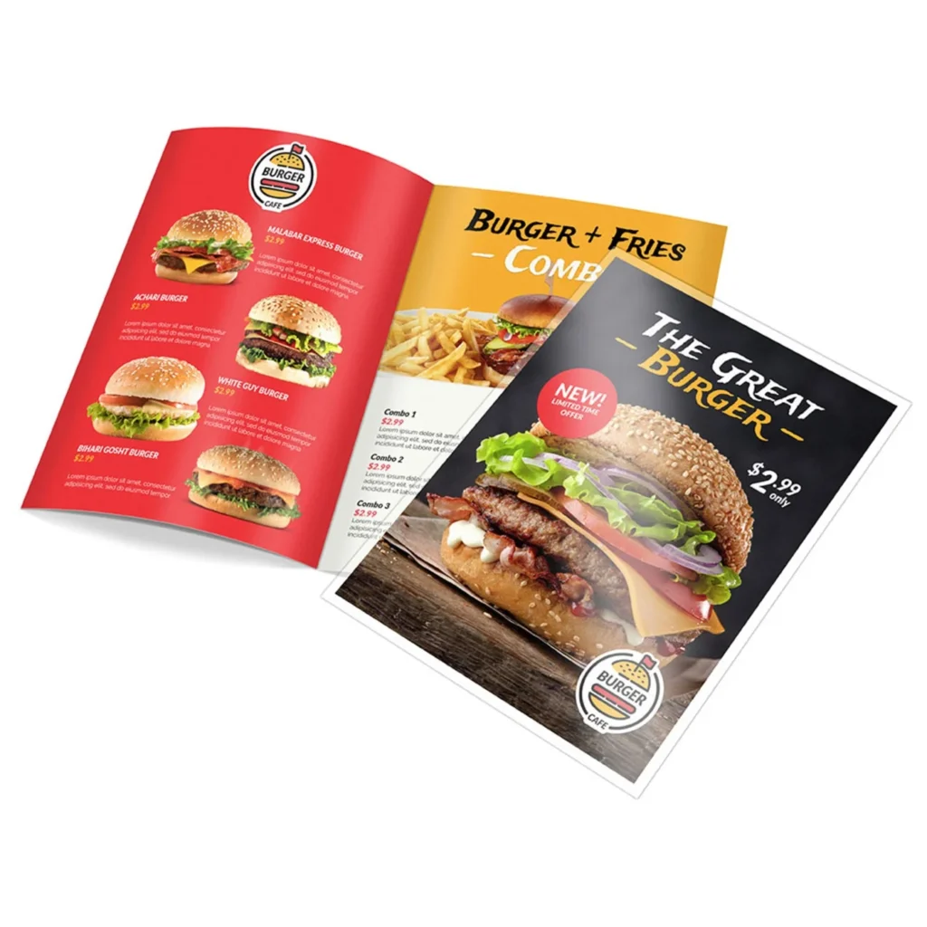Same Day Menu Printing UK