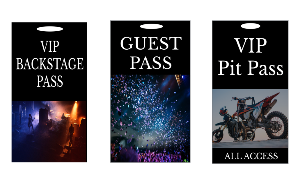 Same Day VIP Pass Printing UK