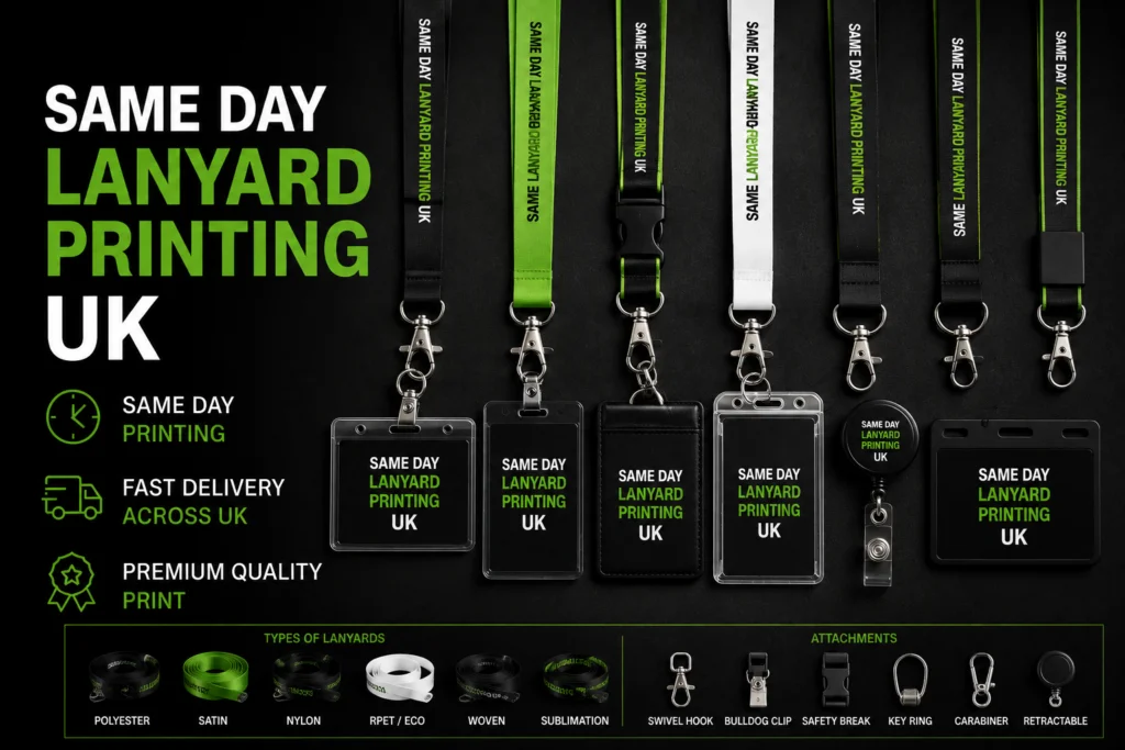 same day Lanyard Printing UK 1