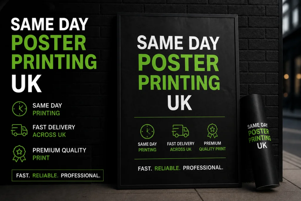 same day Poster Printing UK 1