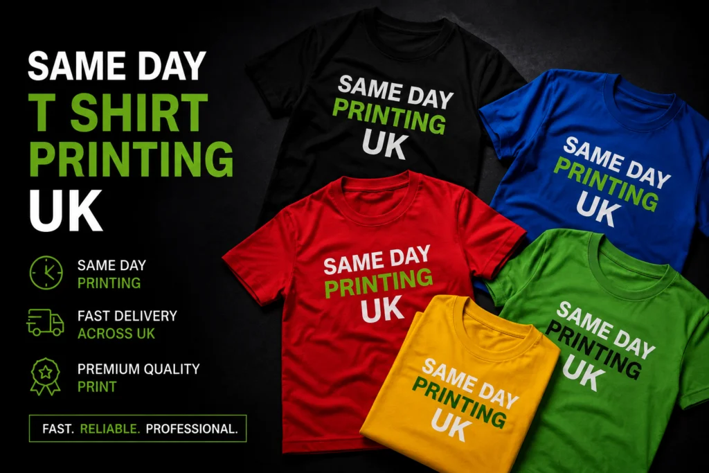 same day T shirt Printing UK 1